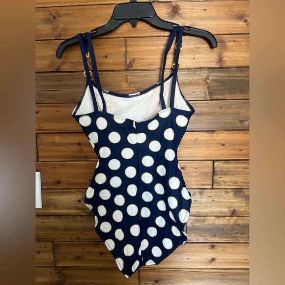 La Blanca vintage one piece swimsuit polka dot size 8 - Picture 4 of 11